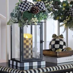 MacKenzie-Childs Farmhouse Holiday Lantern Arrangement| Outdoor|Room Accents