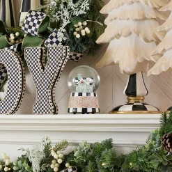 MacKenzie-Childs Farmhouse Holiday Snow Globe| Room Accents