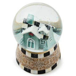 MacKenzie-Childs Farmhouse Holiday Snow Globe| Room Accents