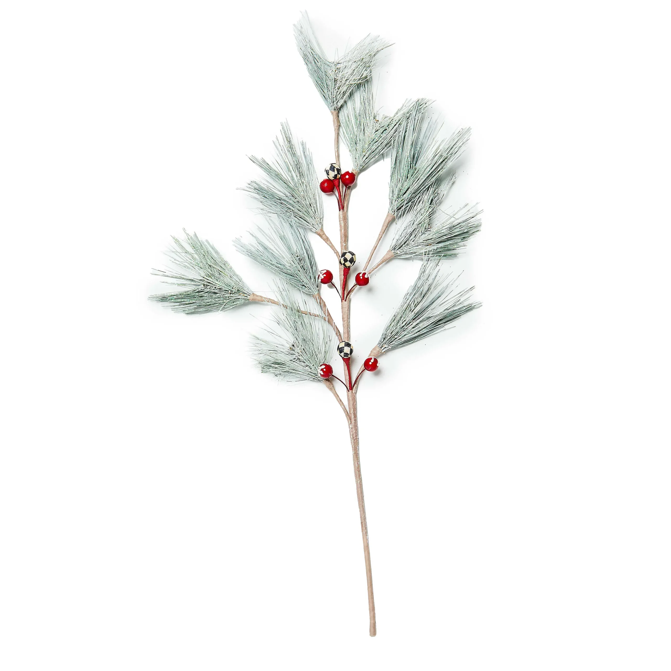 MacKenzie-Childs Farmhouse Holiday Spruce Spray Stem| Greenery & Florals