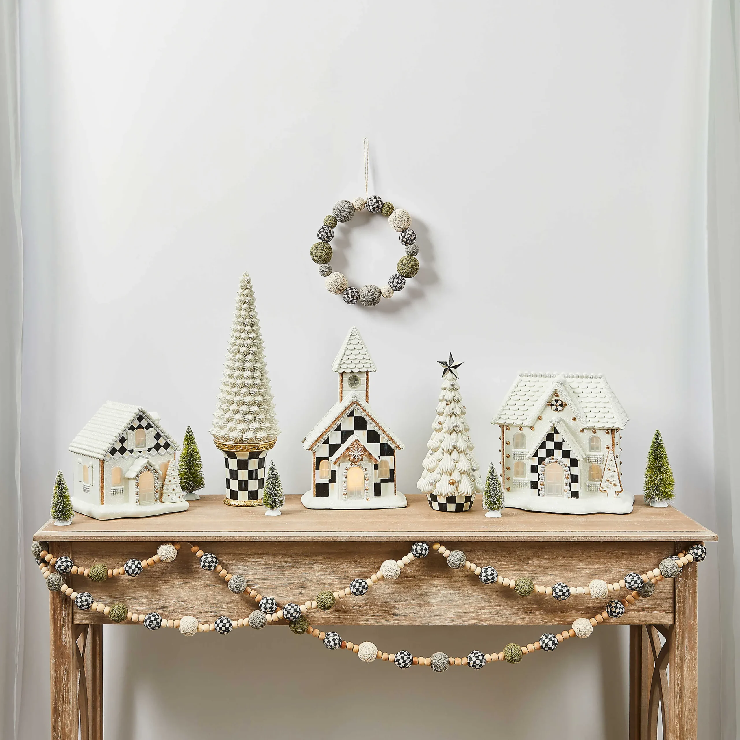 MacKenzie-Childs Farmhouse Icing Large Tree| Holiday|Room Accents