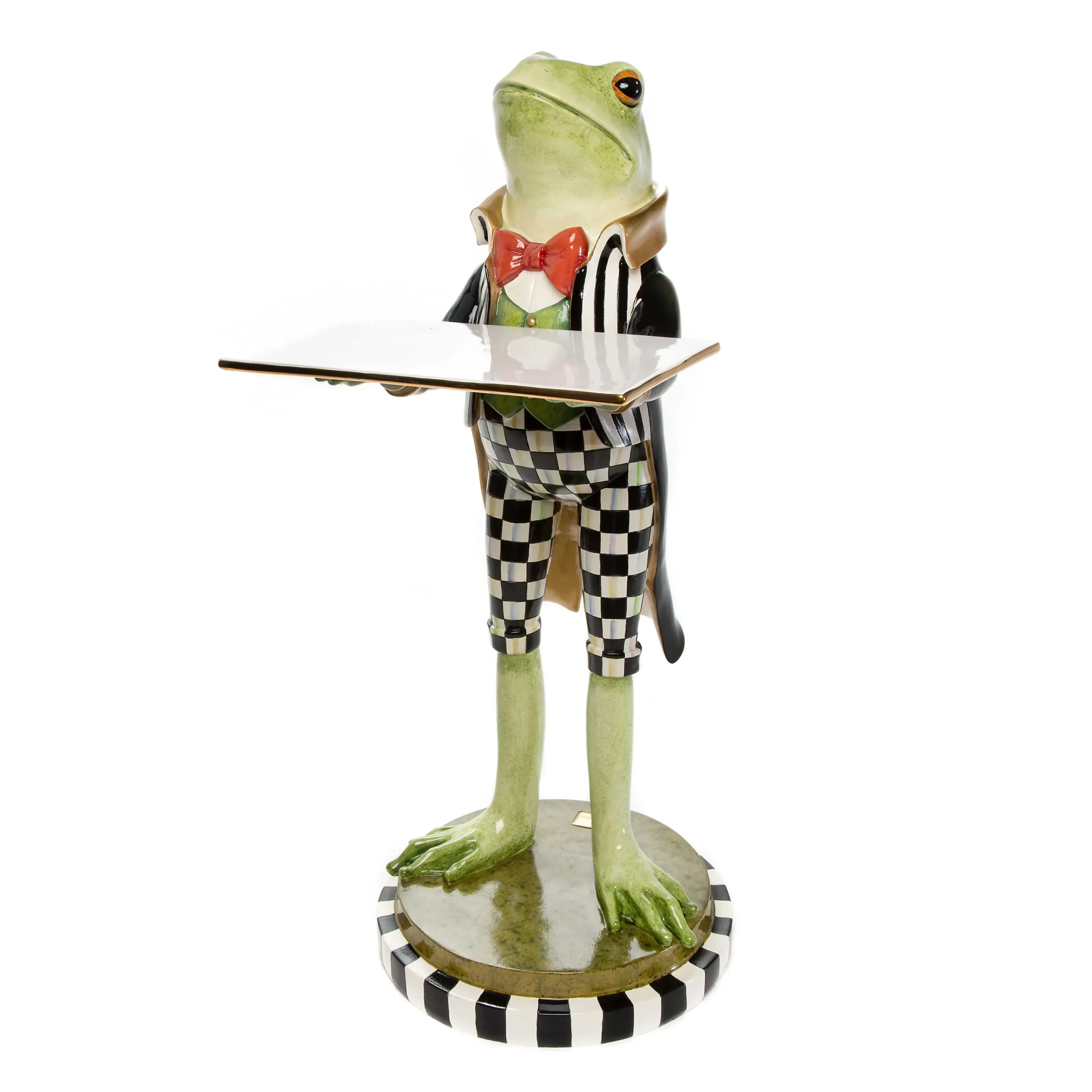MacKenzie-Childs Fergal the Frog Butler| Room Accents|Serveware