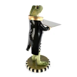 MacKenzie-Childs Fergal the Frog Butler| Room Accents|Serveware