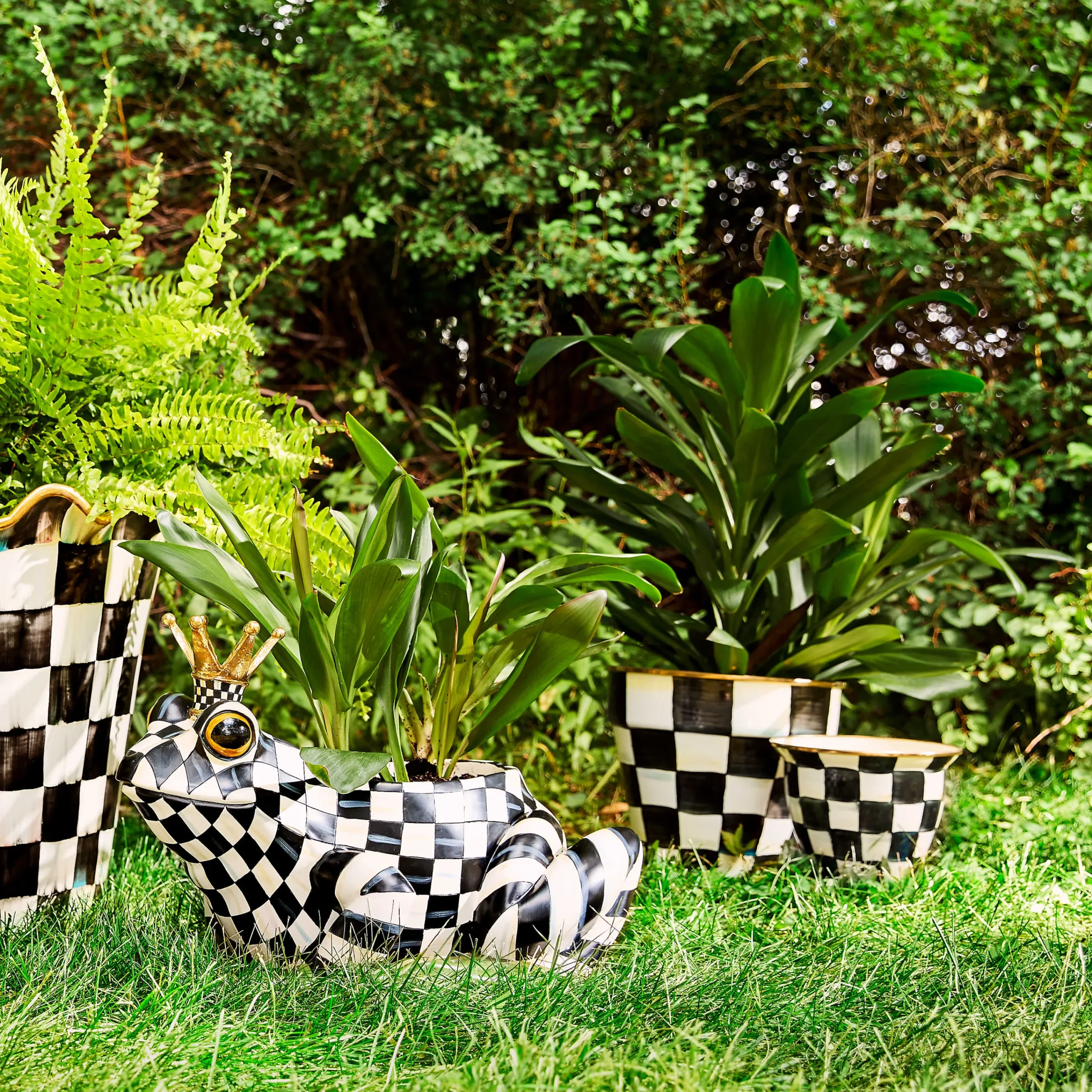 MacKenzie-Childs Fergal the Frog Planter| Outdoor