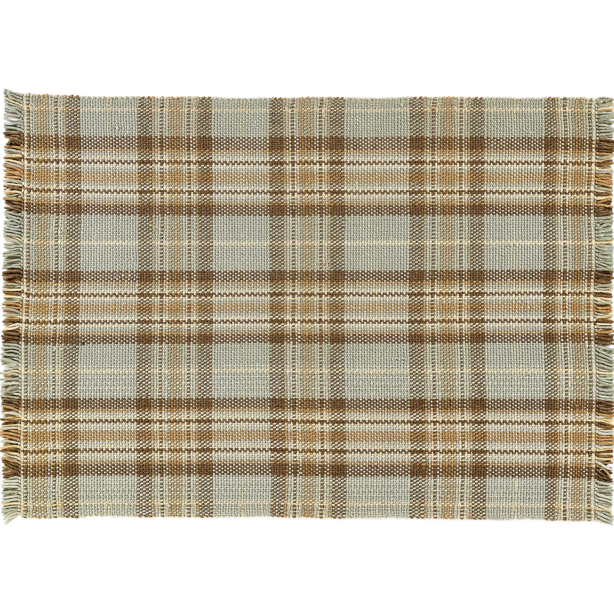MacKenzie-Childs Field Study Woven Tartan 5' x 8' Rug| Rugs