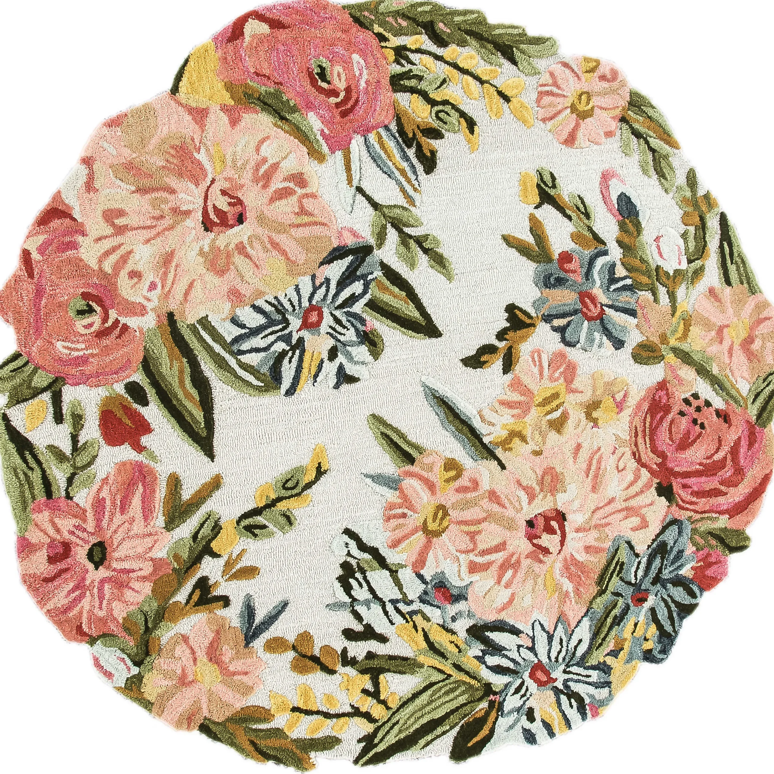 MacKenzie-Childs Flower Garden 6' Round Rug| Rugs
