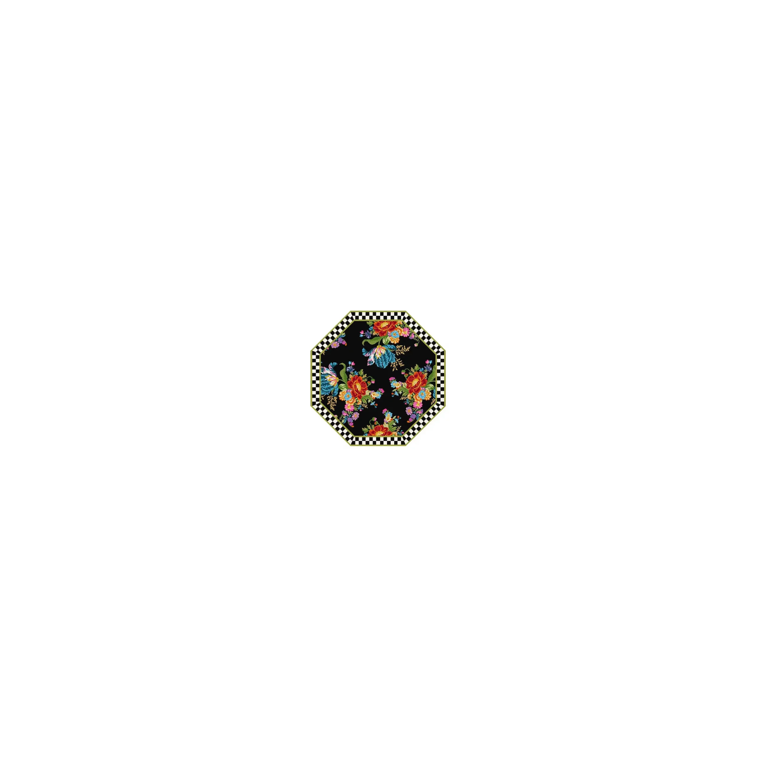 MacKenzie-Childs Flower Market 6' Octagon Rug| Rugs