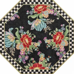 MacKenzie-Childs Flower Market 6' Octagon Washable Rug| Rugs