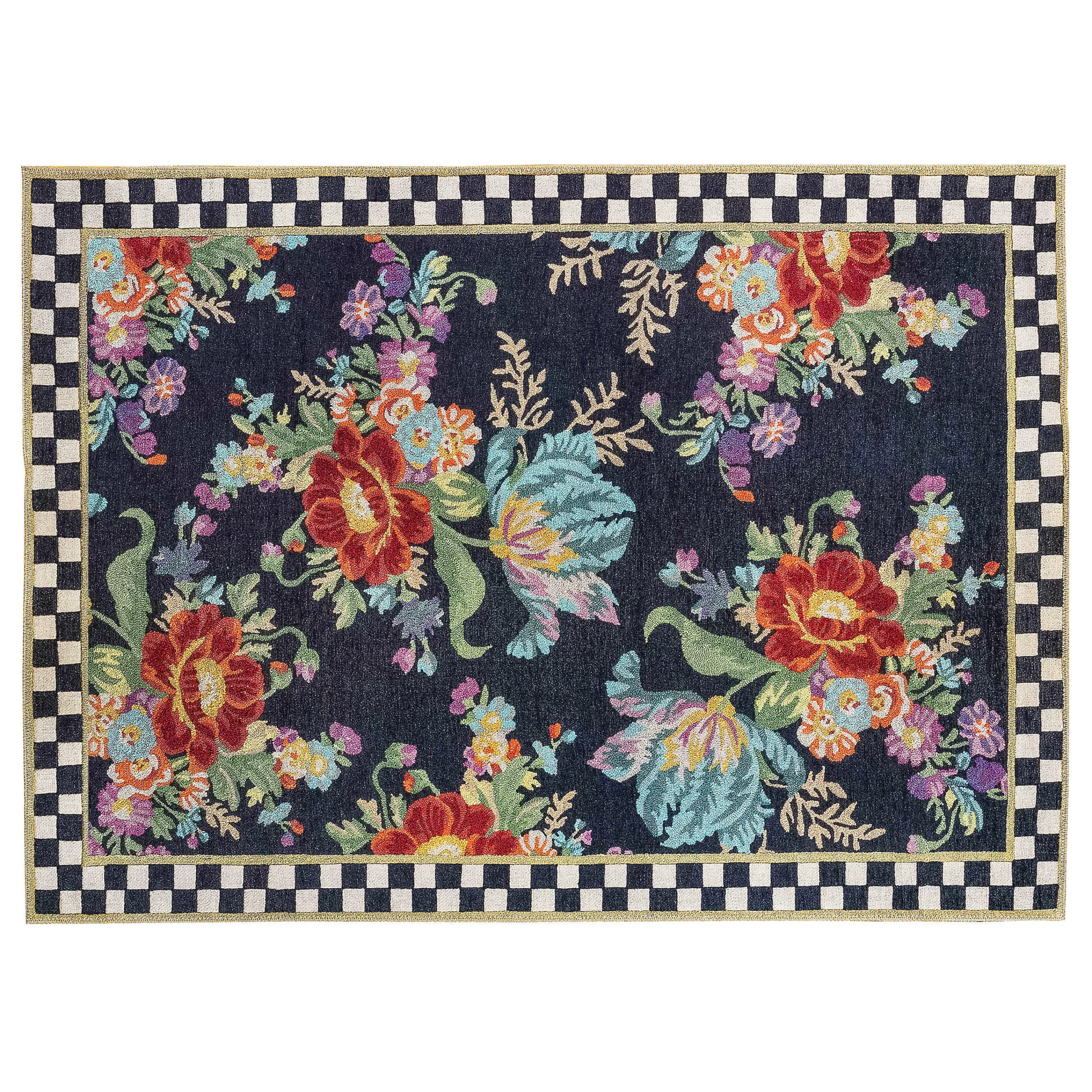 MacKenzie-Childs Flower Market 8' x 10' Washable Rug| Rugs