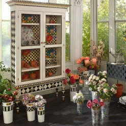 MacKenzie-Childs Flower Market Cabinet| Storage Furniture|Living Room