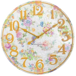 MacKenzie-Childs Flower Market Outdoor Wall Clock| Spring|Outdoor