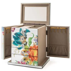 MacKenzie-Childs Flower Market Reflections Jewelry Armoire| Room Accents