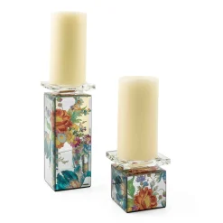 MacKenzie-Childs Flower Market Reflections Tall Candle Holder| Candles & Fragrances