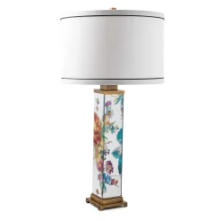 MacKenzie-Childs Flower Market Reflections Table Lamp| Lighting