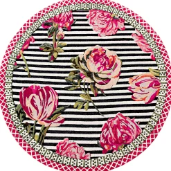 MacKenzie-Childs Flower Show 6' Round Rug| Spring|Rugs