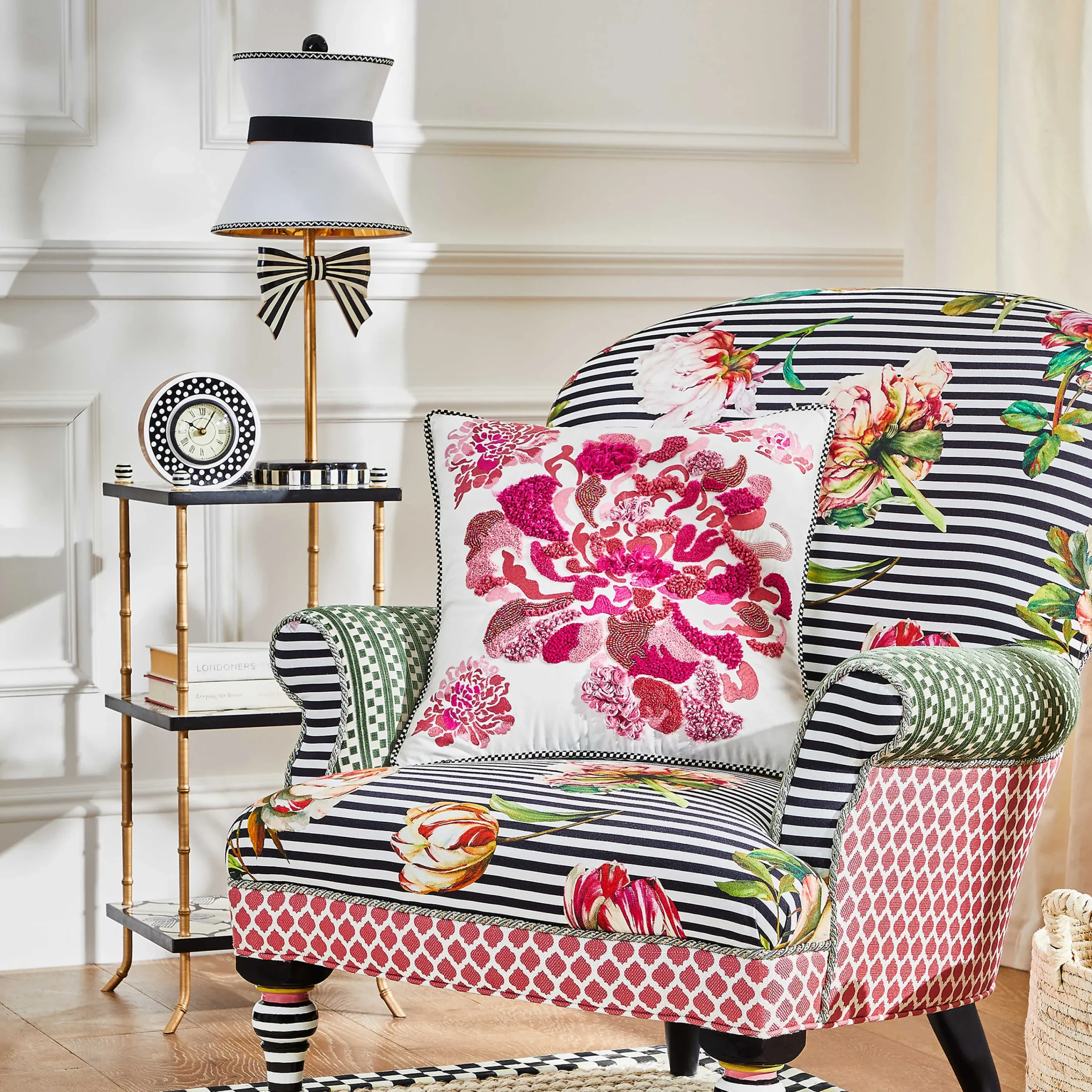 MacKenzie-Childs Flower Show Accent Chair| Living Room