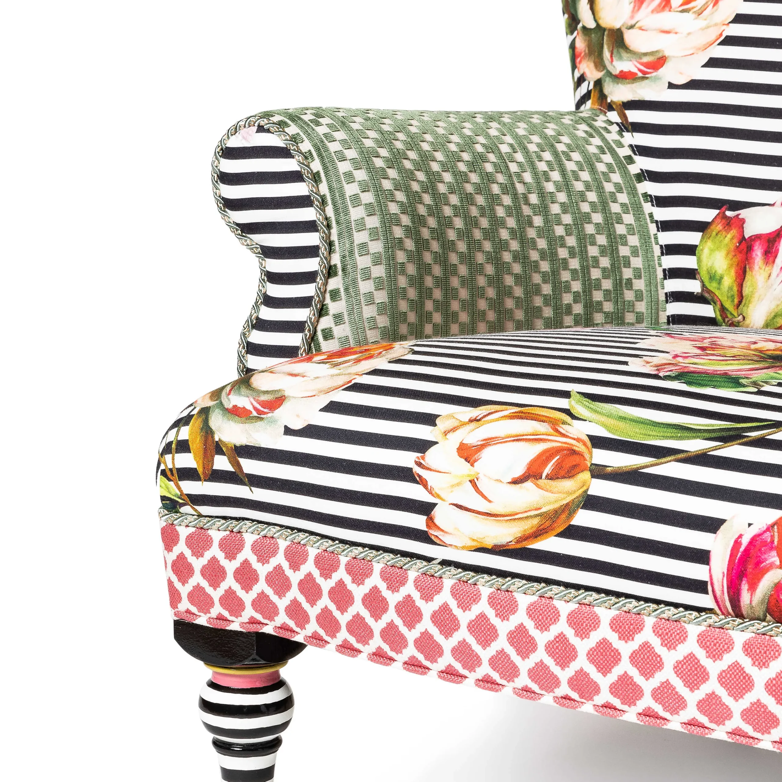 MacKenzie-Childs Flower Show Accent Chair| Living Room