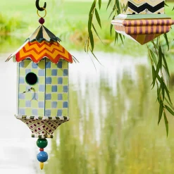 MacKenzie-Childs Flyer's Folly Birdhouse| Spring|Outdoor