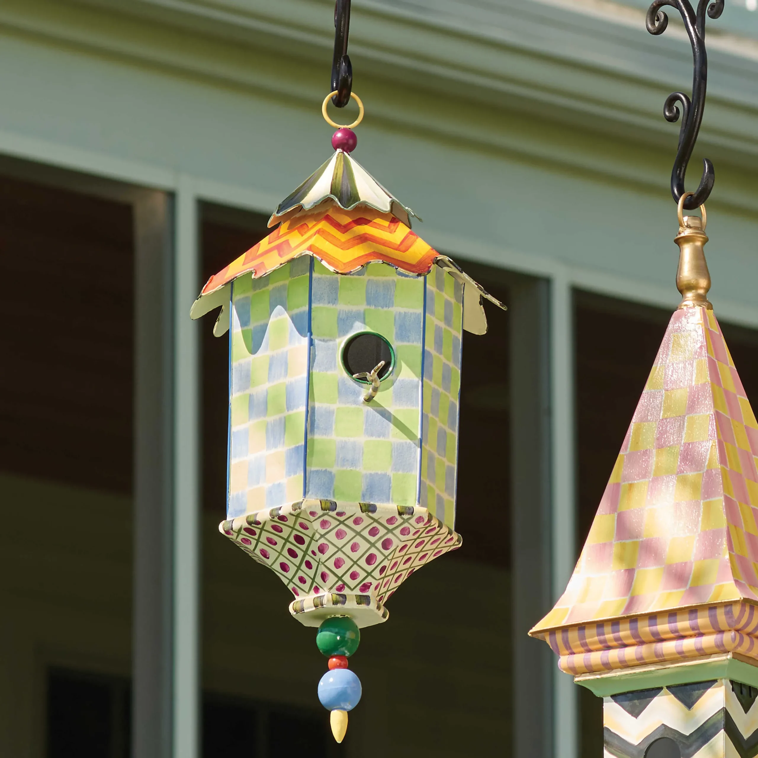 MacKenzie-Childs Flyer's Folly Birdhouse| Spring|Outdoor