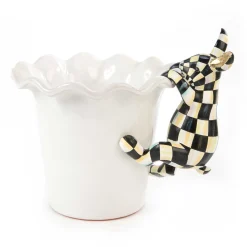 MacKenzie-Childs Funny Bunny Pot Climber| Easter|Spring