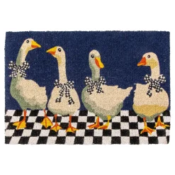 MacKenzie-Childs Gaggle of Geese Entrance Mat| Easter|Spring