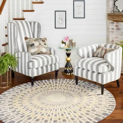 MacKenzie-Childs Gambit Accent Table| Living Room