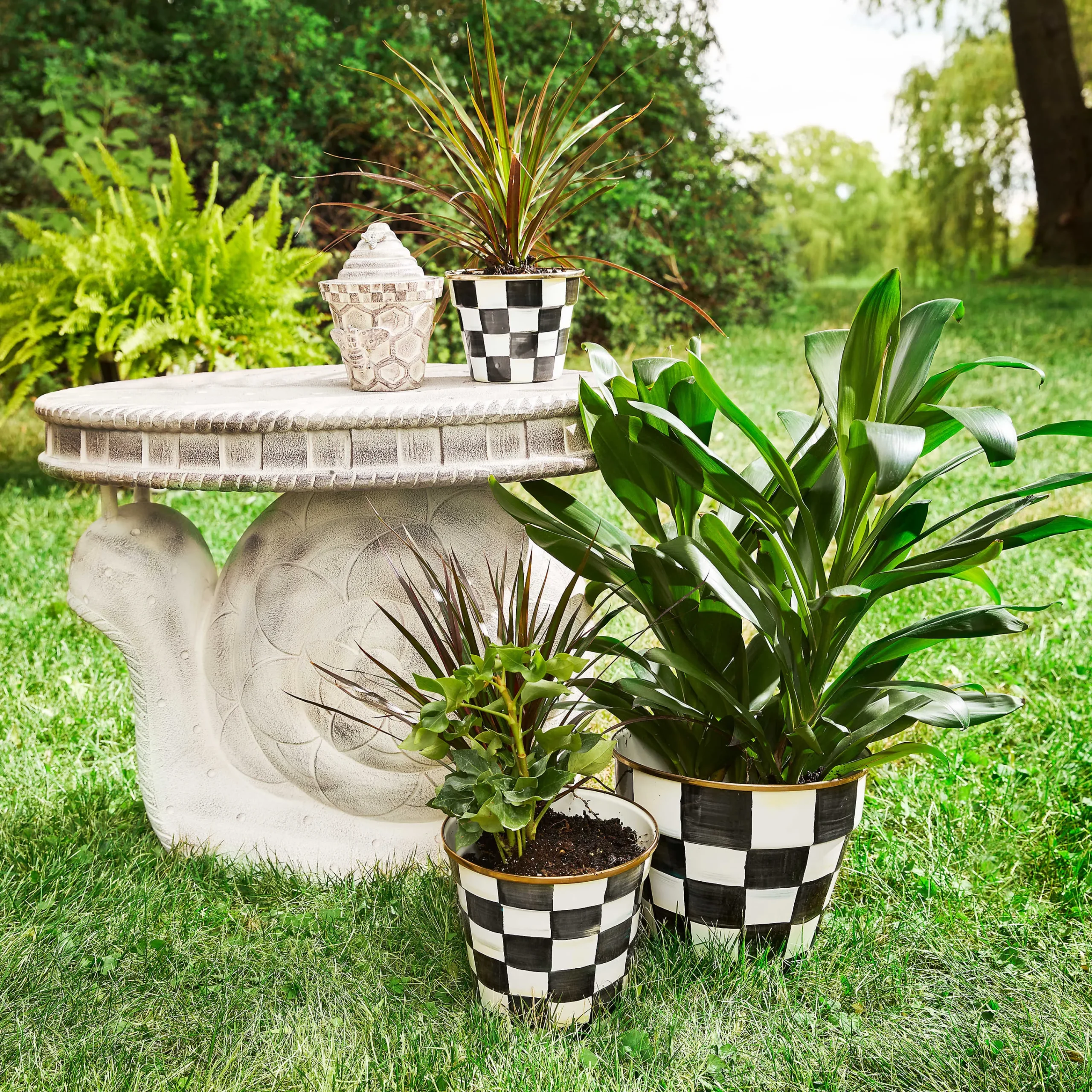 MacKenzie-Childs Garden Snail Table| Outdoor