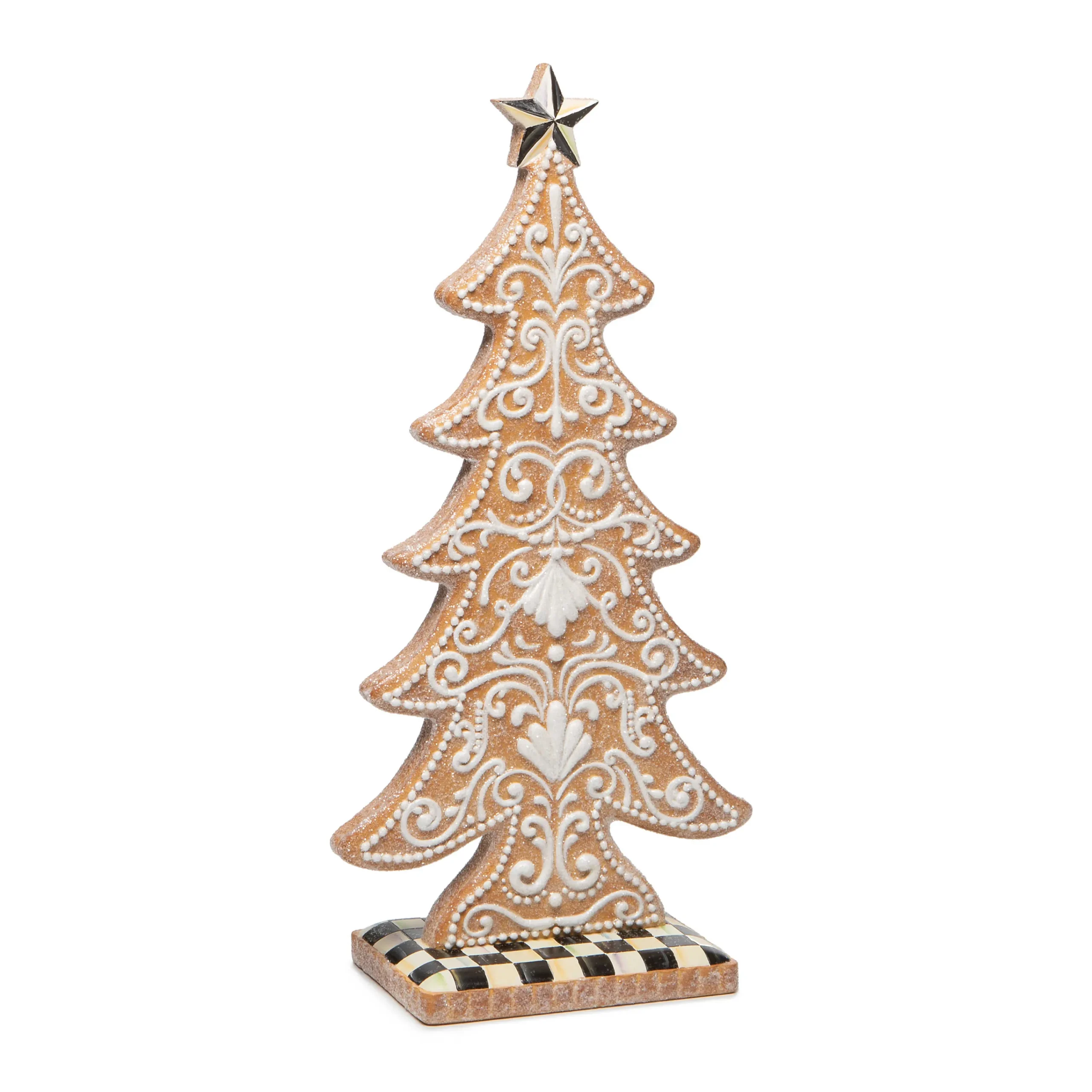 MacKenzie-Childs Gingerbread Cookie Small Tree| Holiday|Room Accents