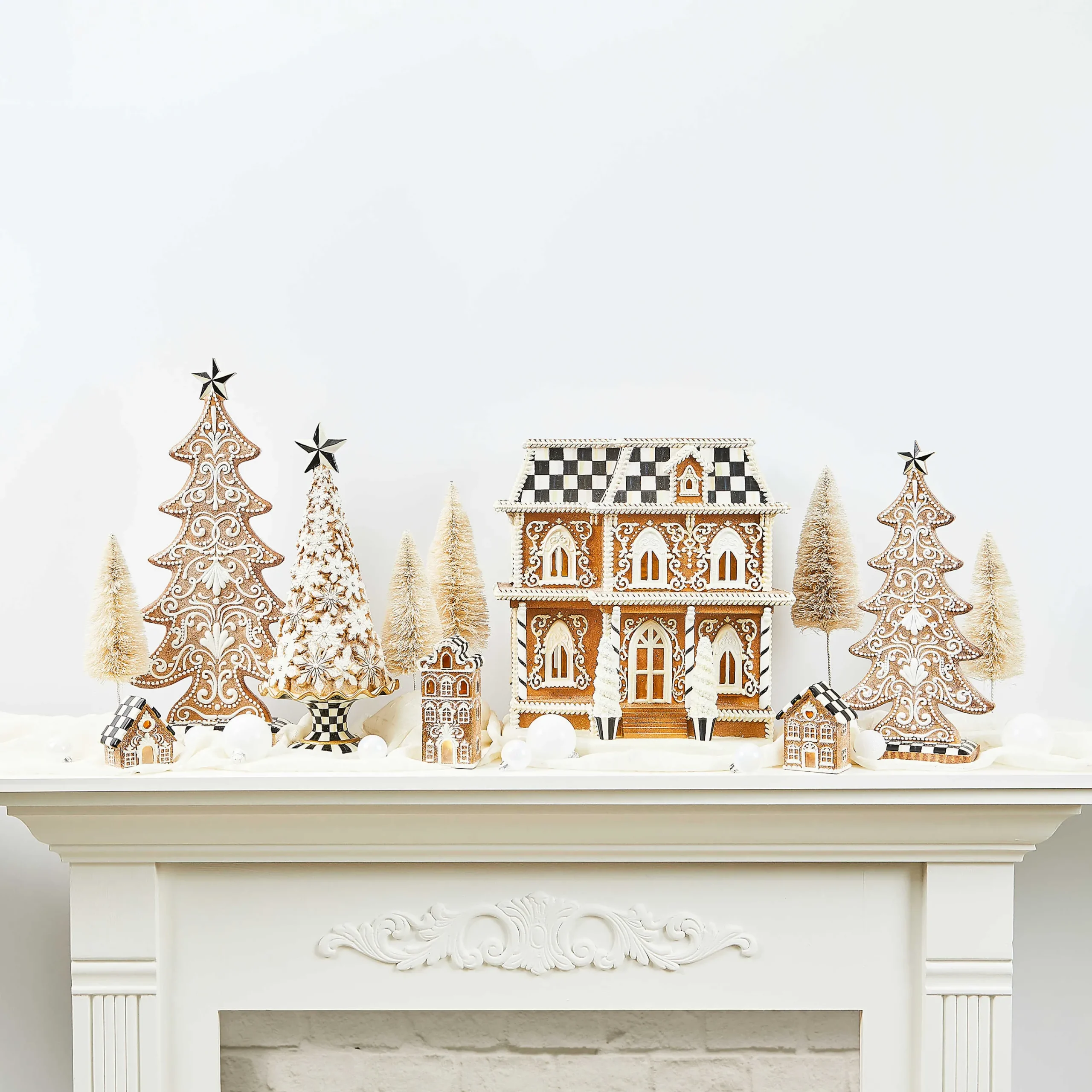 MacKenzie-Childs Gingerbread Cookie Small Tree| Holiday|Room Accents