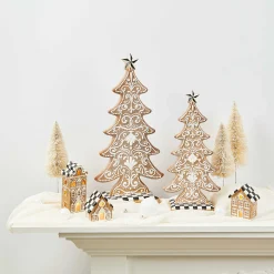 MacKenzie-Childs Gingerbread Cookie Small Tree| Holiday|Room Accents
