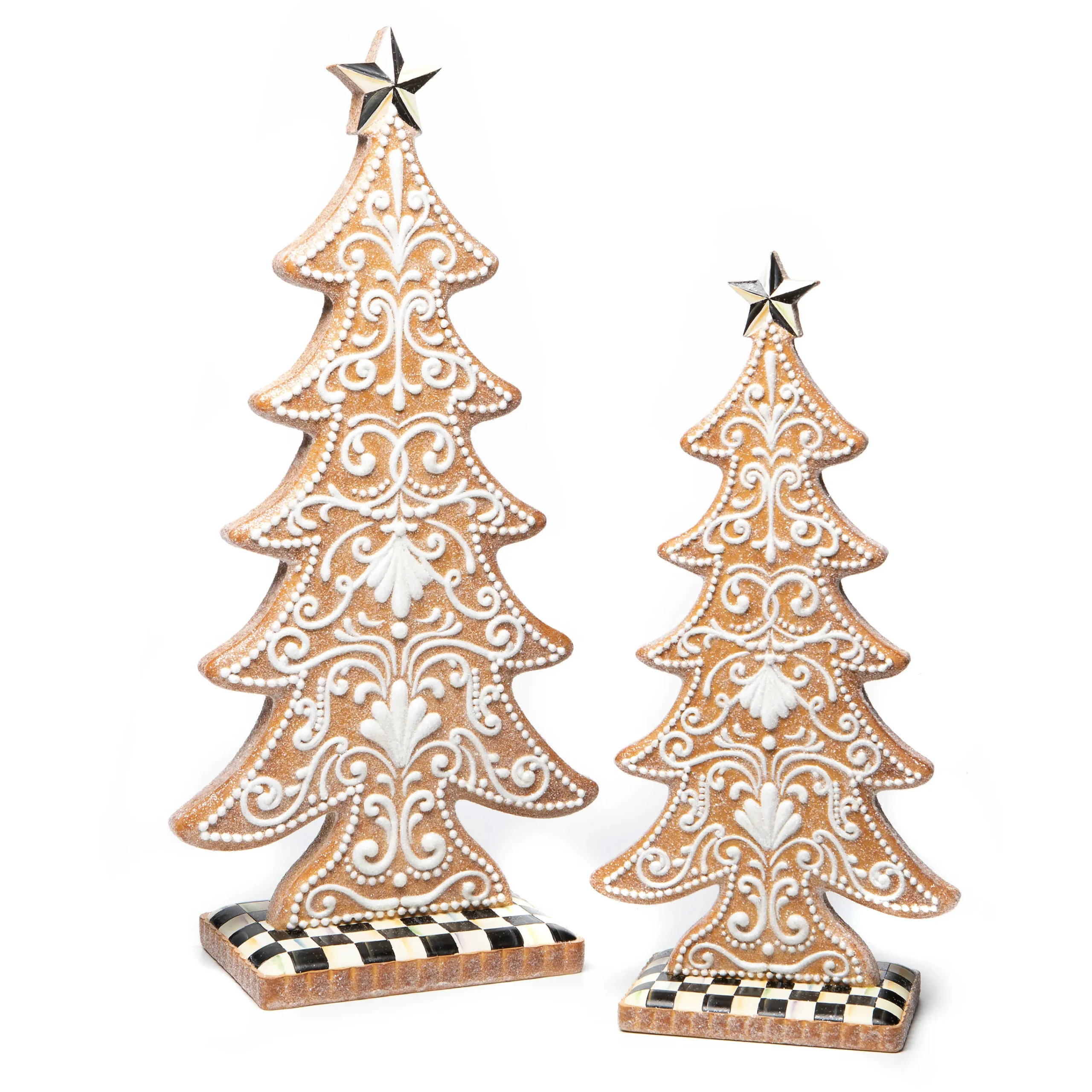 MacKenzie-Childs Gingerbread Cookie Small Tree| Holiday|Room Accents