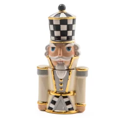 MacKenzie-Childs Glam Up Buckingham Nutcracker Salt Pepper Set| Holiday|Decor Sets