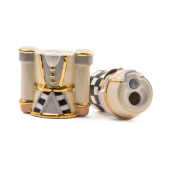 MacKenzie-Childs Glam Up Buckingham Nutcracker Salt Pepper Set| Holiday|Decor Sets