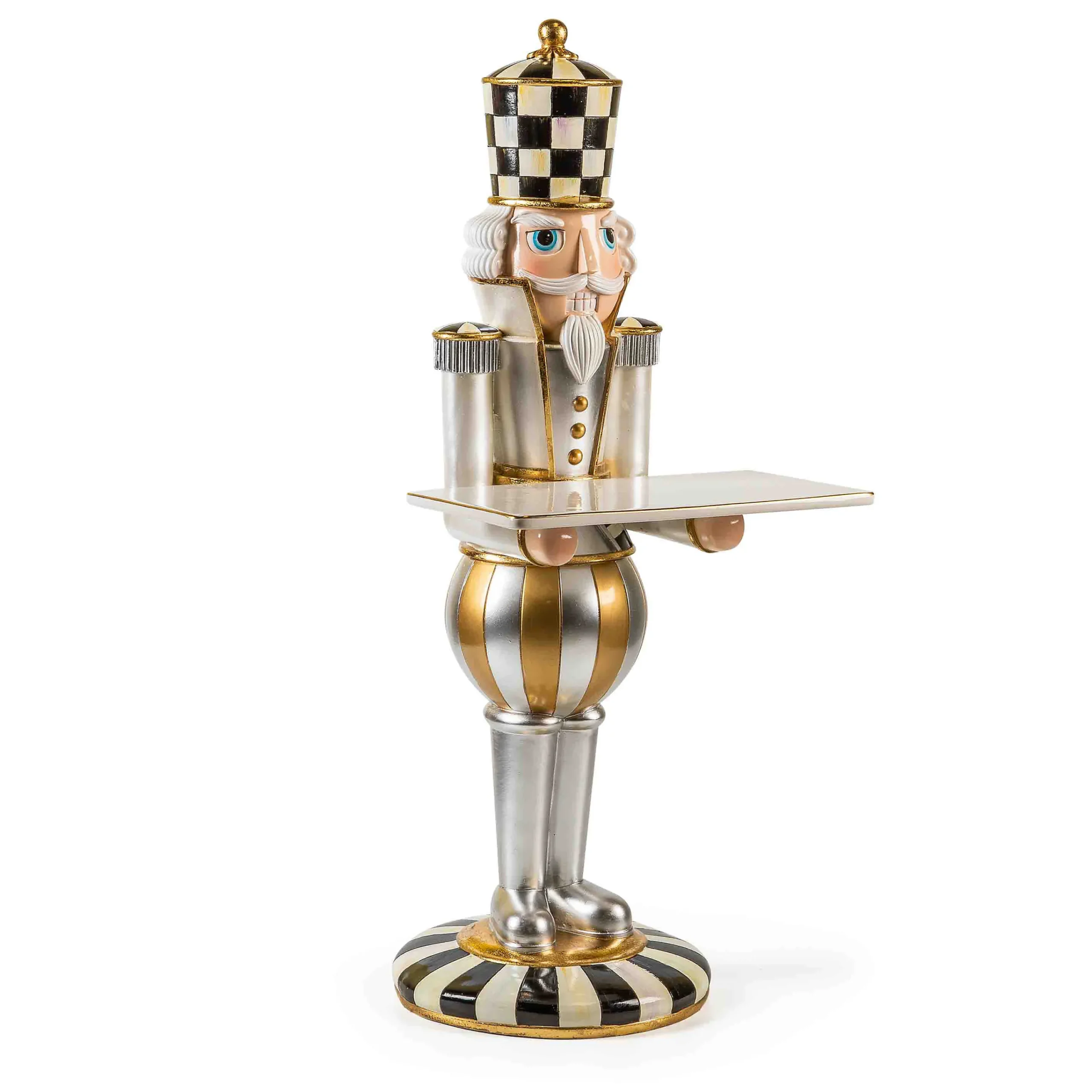 MacKenzie-Childs Glam Up Buckingham Nutcracker Butler| Holiday|Room Accents