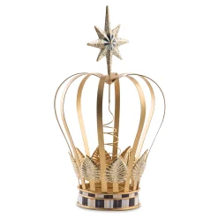 MacKenzie-Childs Glam Up Crown Tree Topper| Holiday|Room Accents