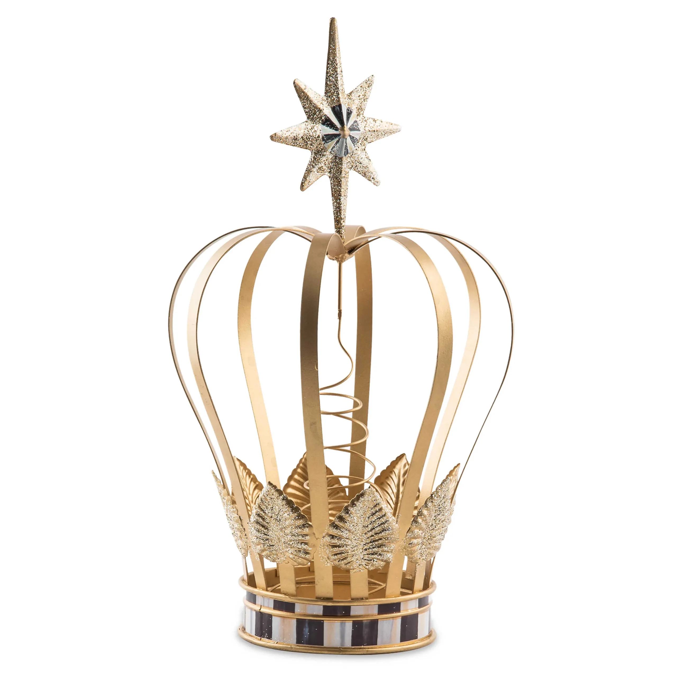 MacKenzie-Childs Glam Up Crown Tree Topper| Holiday|Room Accents