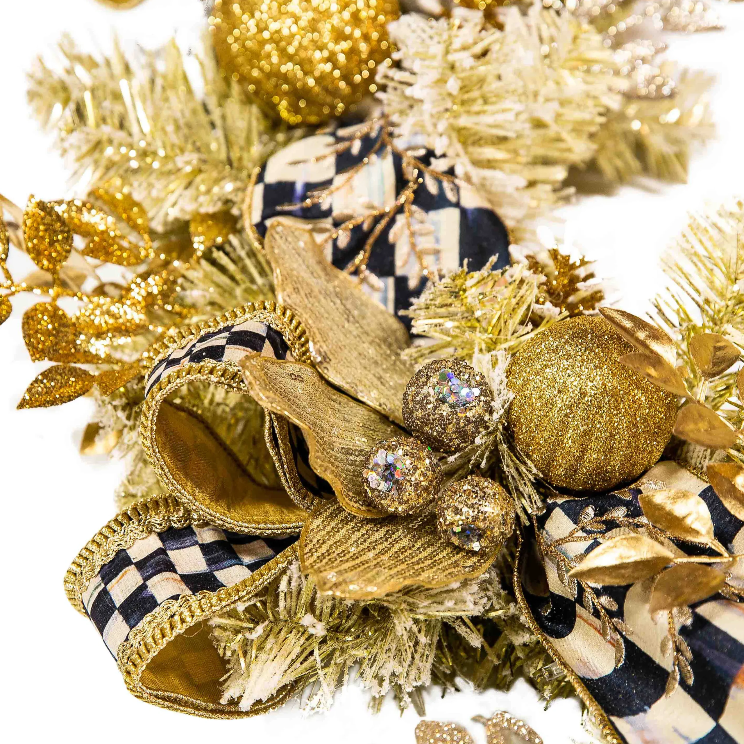 MacKenzie-Childs Glam Up Illuminated Garland| Holiday|Greenery & Florals