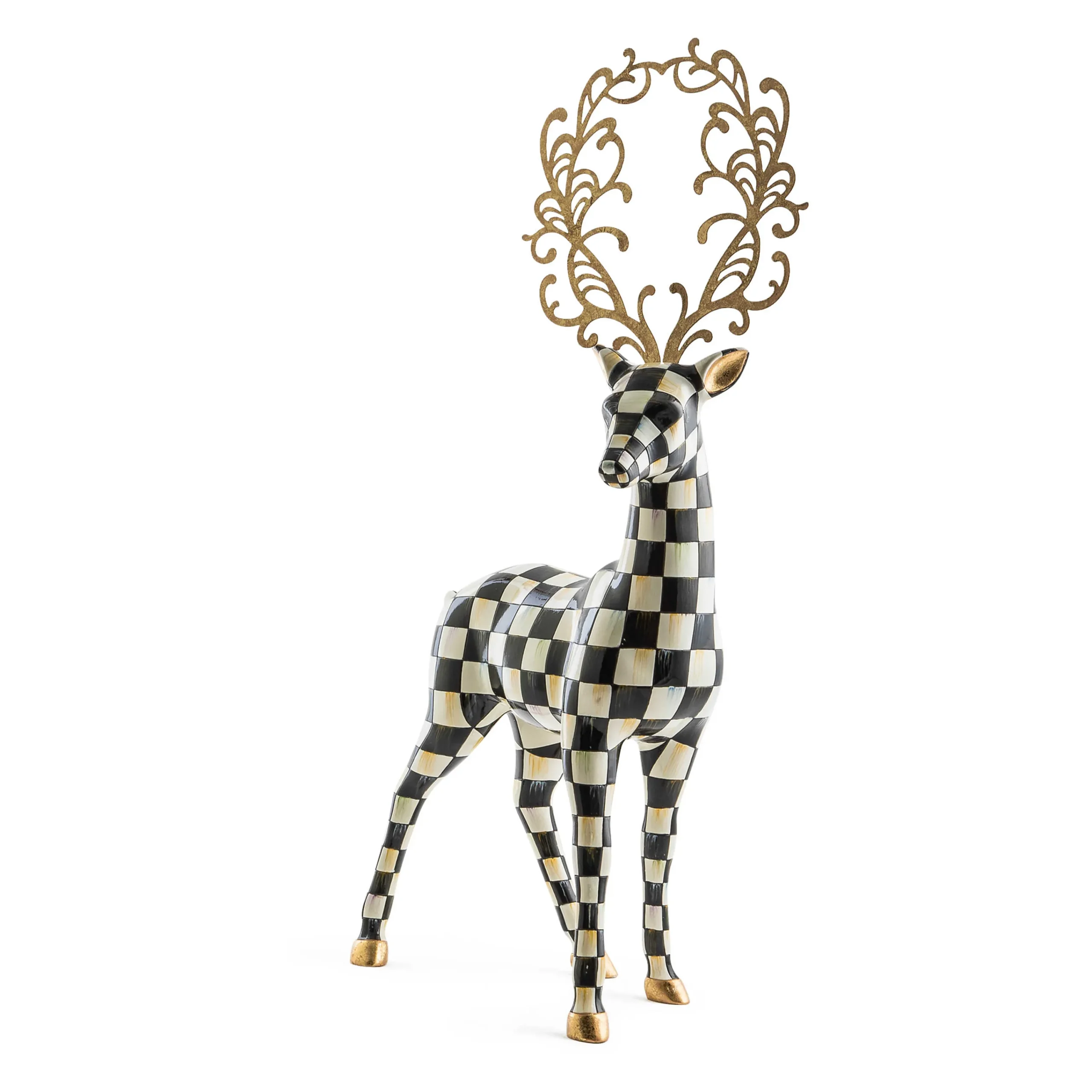 MacKenzie-Childs Glam Up Standing Deer| Holiday|Room Accents