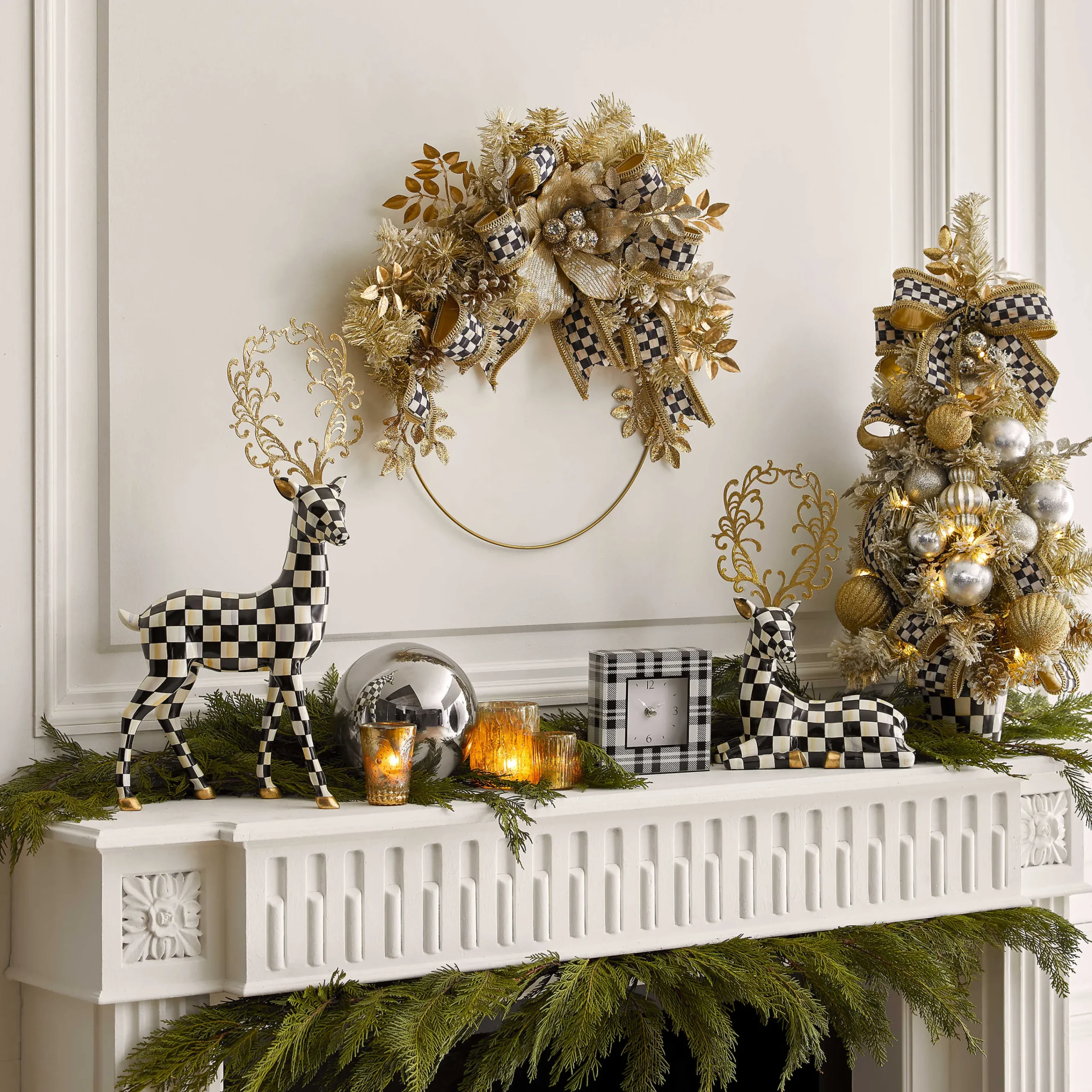 MacKenzie-Childs Glam Up Standing Deer| Holiday|Room Accents