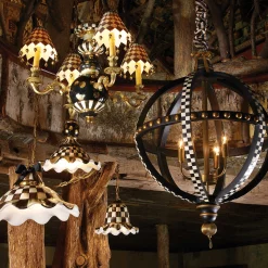 MacKenzie-Childs Globe Chandelier| Lighting