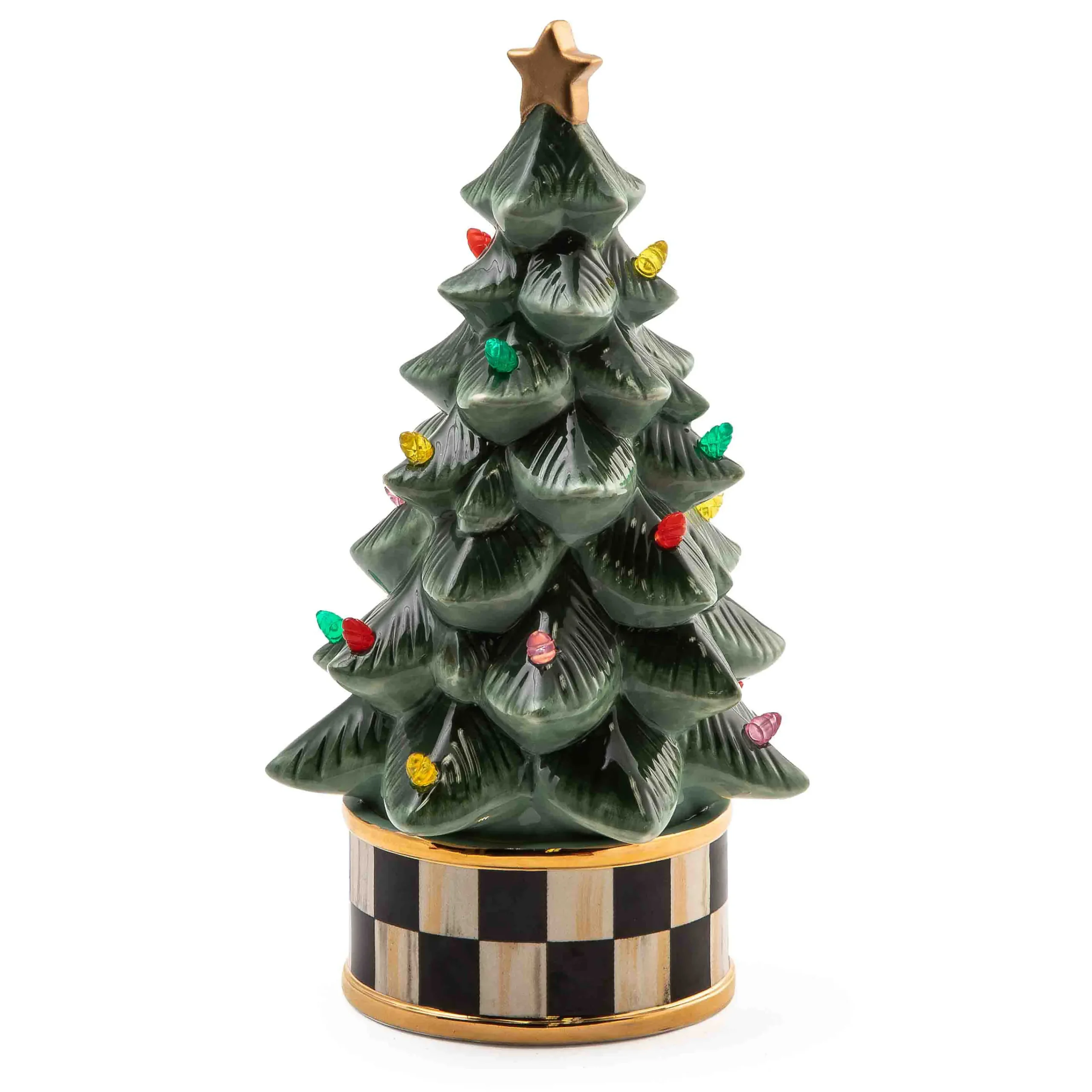 MacKenzie-Childs Granny Kitsch Illuminated Retro Tree| Holiday|Room Accents