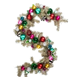 MacKenzie-Childs Granny Kitsch Illuminated Garland| Holiday|Greenery & Florals