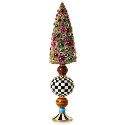 MacKenzie-Childs Granny Kitsch Large Bottle Brush Pedestal Tree| Room Accents