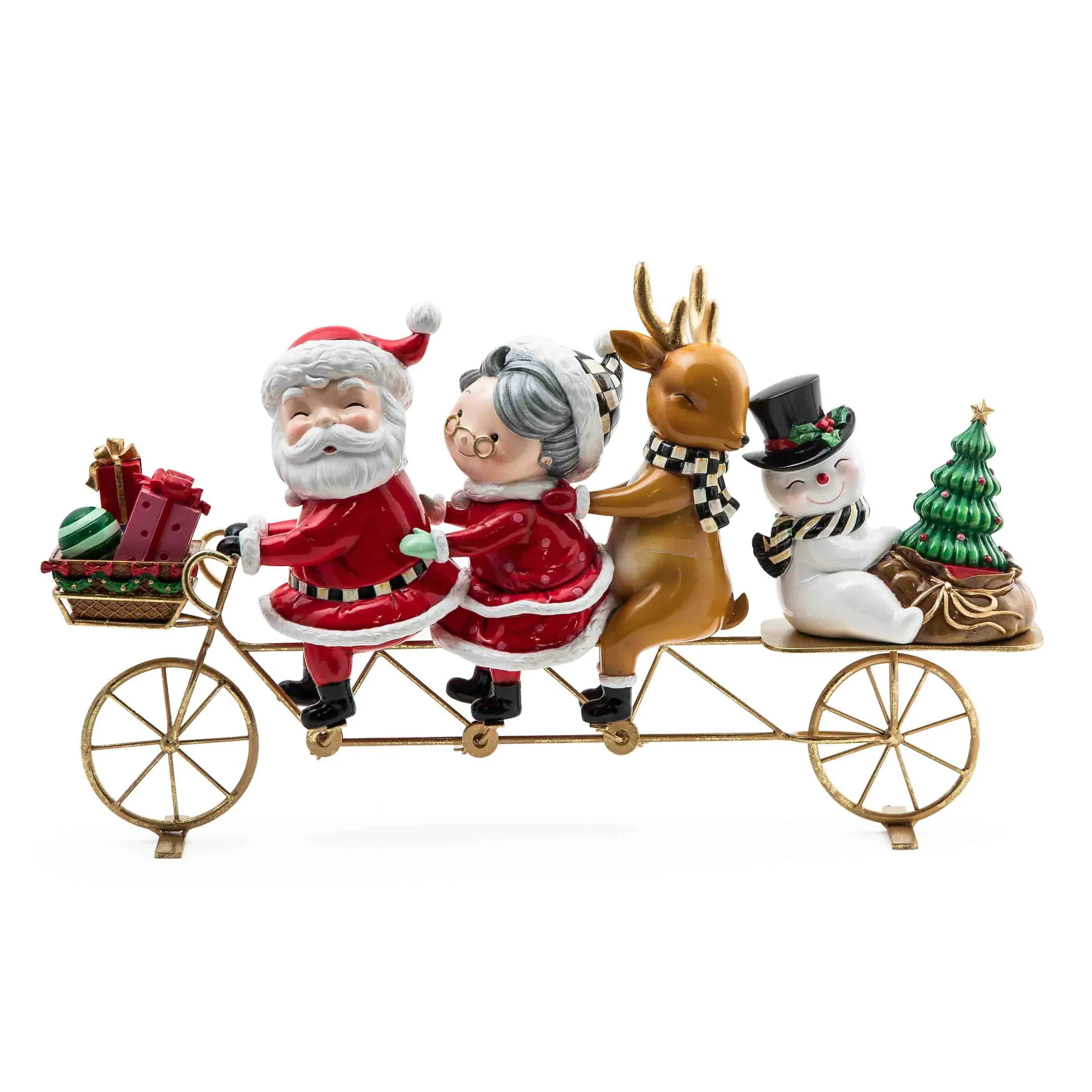 MacKenzie-Childs Granny Kitsch Santa and Company| Holiday|Room Accents