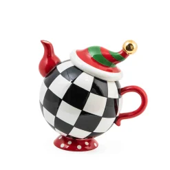 MacKenzie-Childs Granny Kitsch Tipsy Teapot| Holiday|Tea Kettles