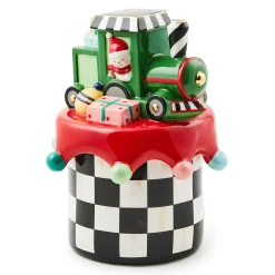 MacKenzie-Childs Granny Kitsch Train Lidded Dish| Holiday|Room Accents