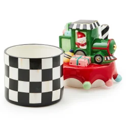 MacKenzie-Childs Granny Kitsch Train Lidded Dish| Holiday|Room Accents