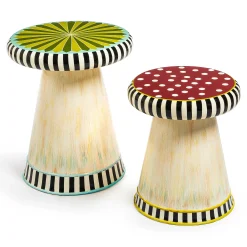 MacKenzie-Childs Green Large Outdoor Toadstool| Outdoor|Spring