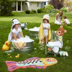 MacKenzie-Childs Happy Fish Bath Rug| Bath & Bath Accessories|Room Accents