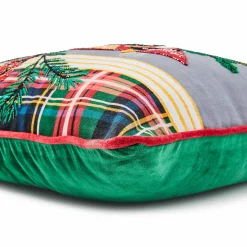 MacKenzie-Childs Holiday Cardinal Beaded Throw Pillow| Pillows, Throws, & Cushions